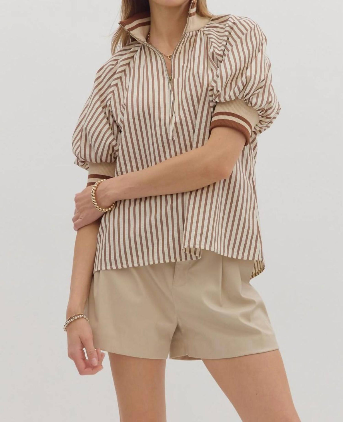 Entro - Crush Stripe Blouse