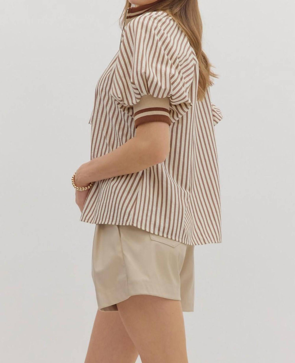 Entro - Crush Stripe Blouse