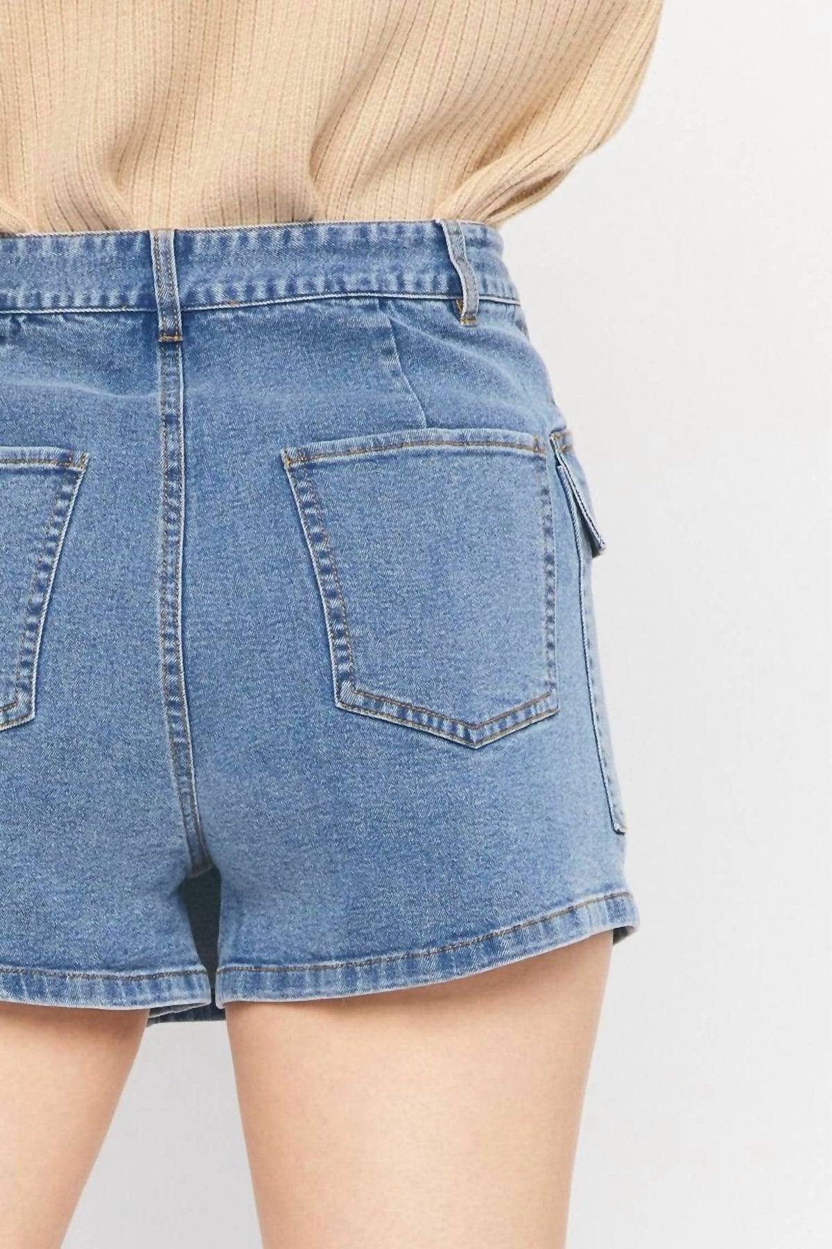 Entro - Denim Cargo Skort