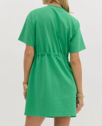 Entro - Drawstring Waist Dress