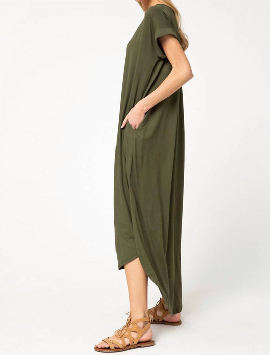 Entro - Everyday Pocket Maxi Dress - clothing - dresses - green