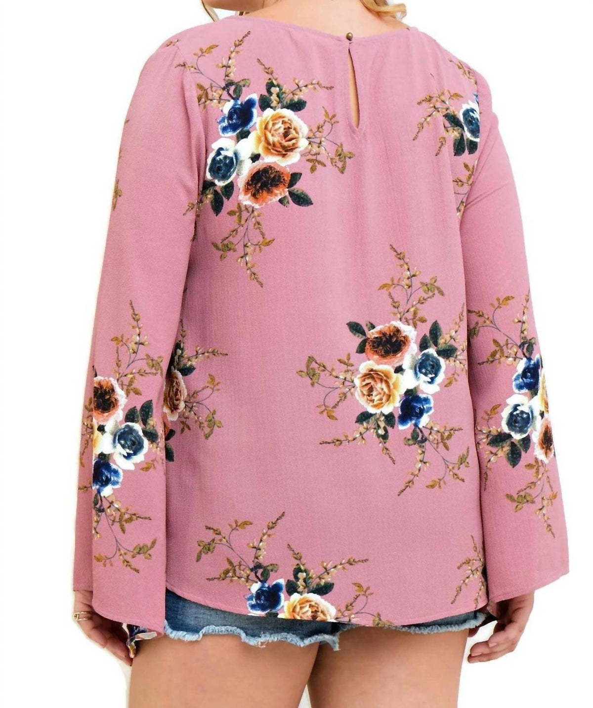 Entro - Floral Criss Cross Top