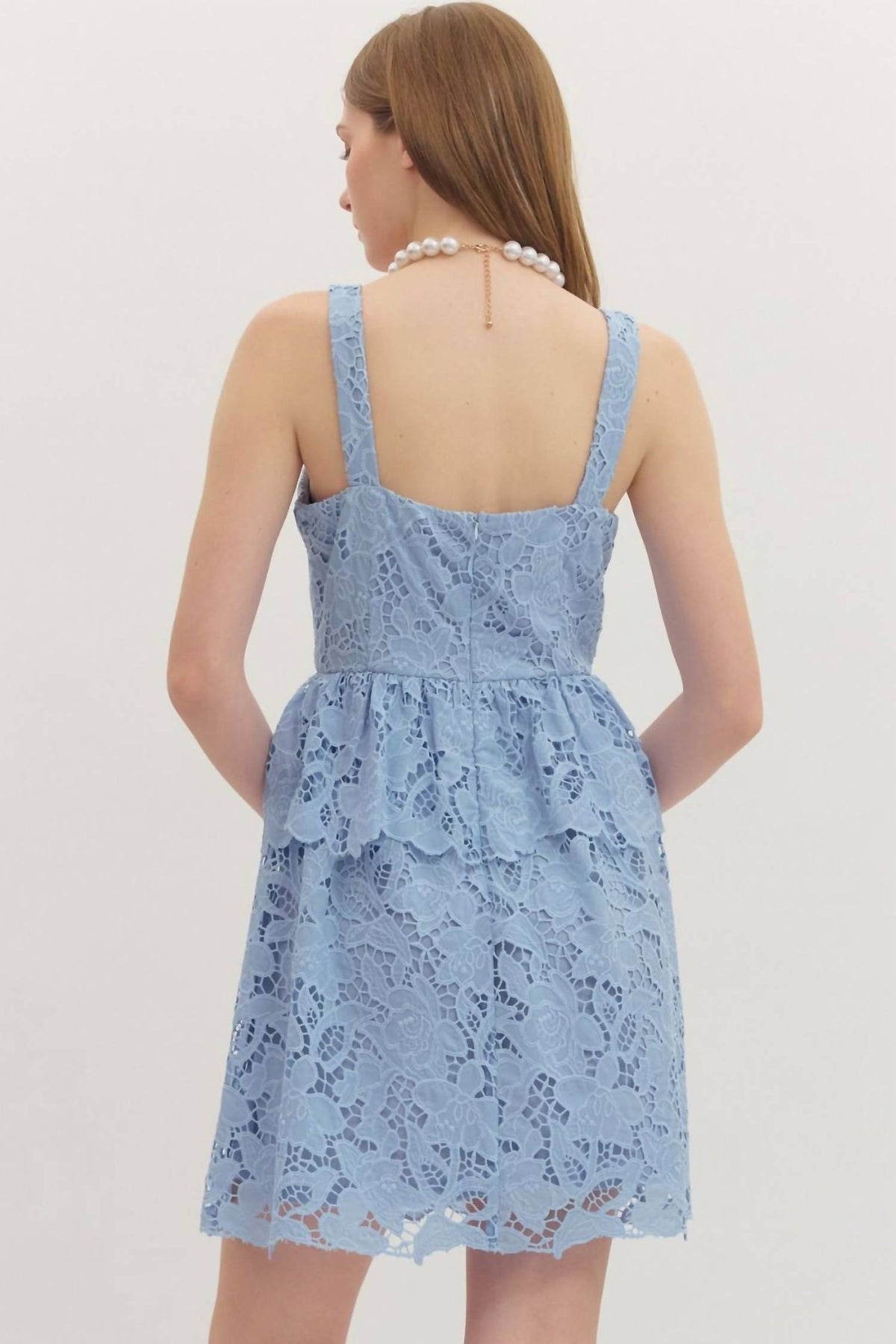 Entro - Floral Laced Mini Dress