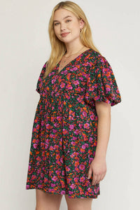 Entro - Floral Lined Dress