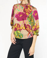 Entro - Floral Print Blouse
