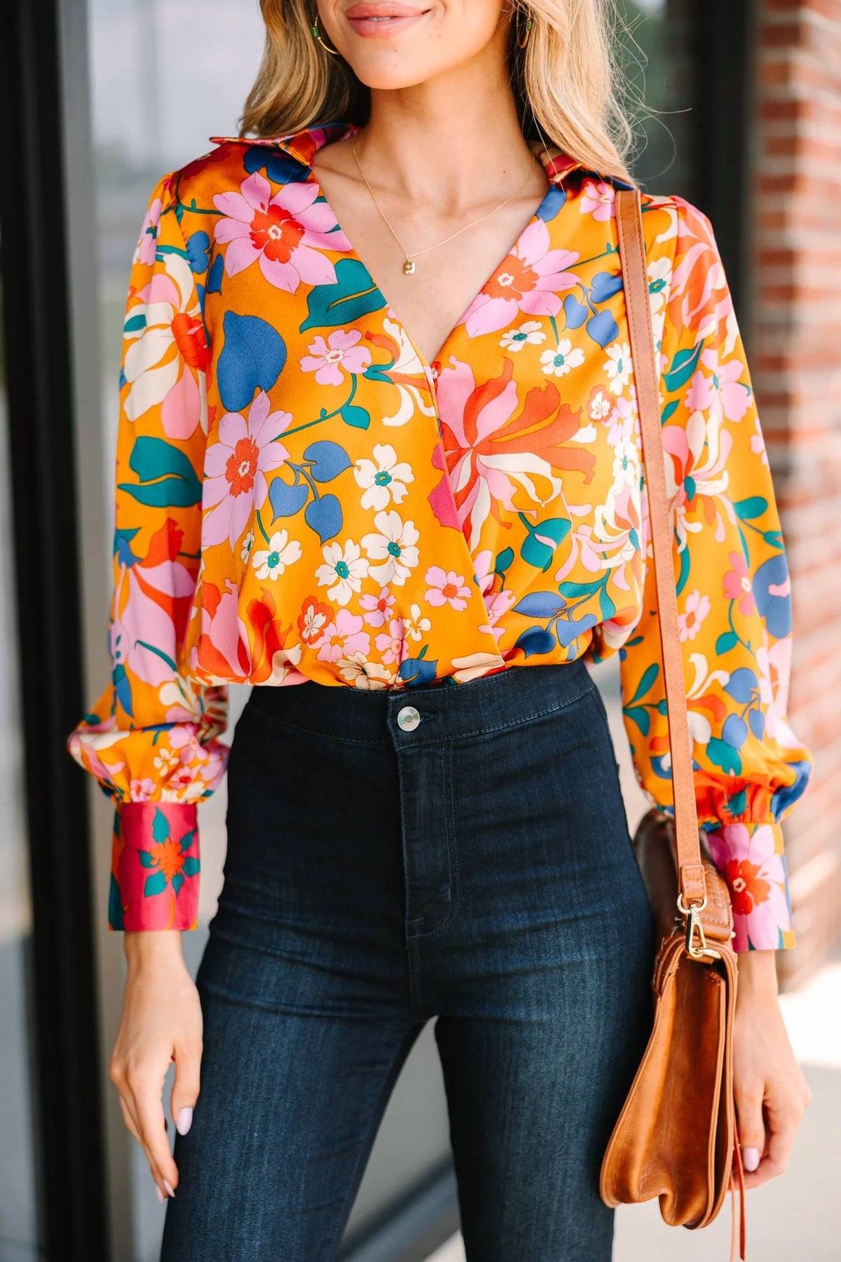 Entro - Floral Print Bodysuit