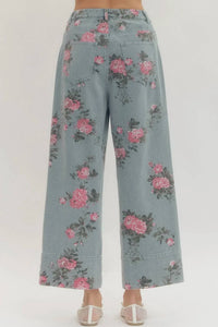 Entro - Floral Print Pants