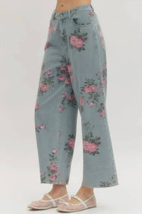 Entro - Floral Print Pants