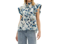 Entro - Floral Ruffle Top