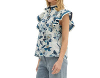 Entro - Floral Ruffle Top
