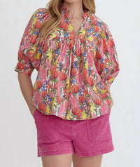 Entro - Flower Glam Top