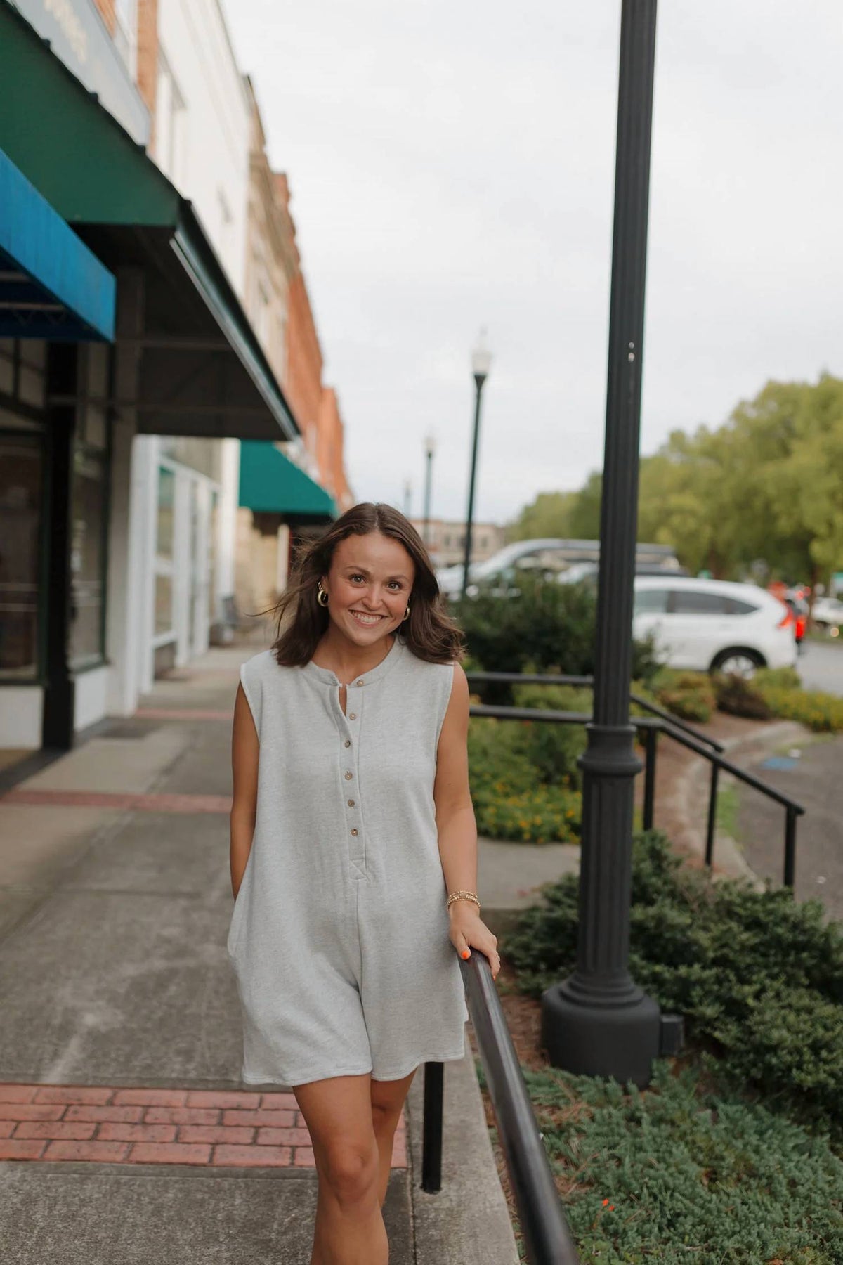 Entro - Get It Going Sleeveless Terry Romper