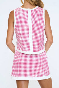 Entro - Gingham Athletic Skort Set
