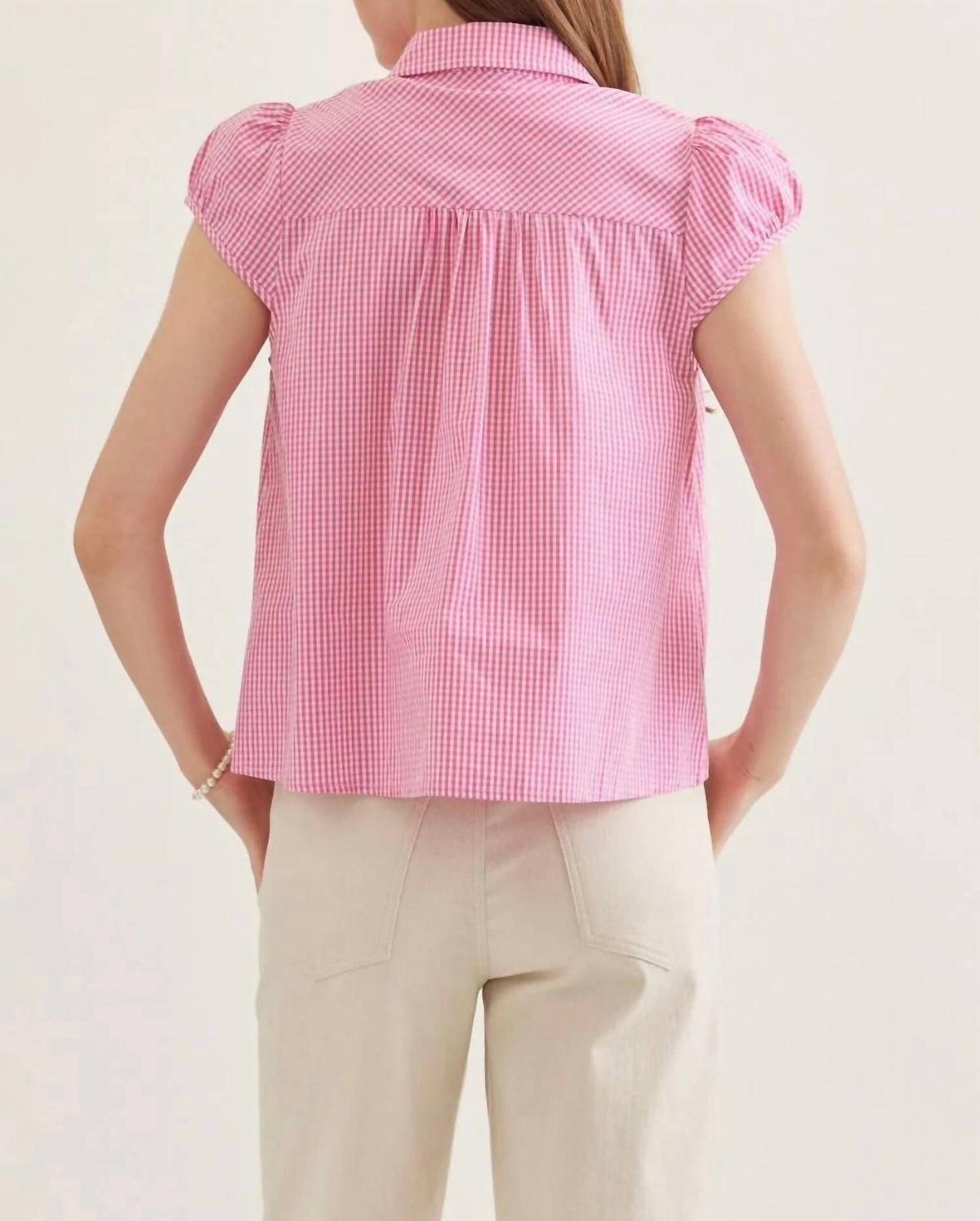 Entro - Gingham Fest Top