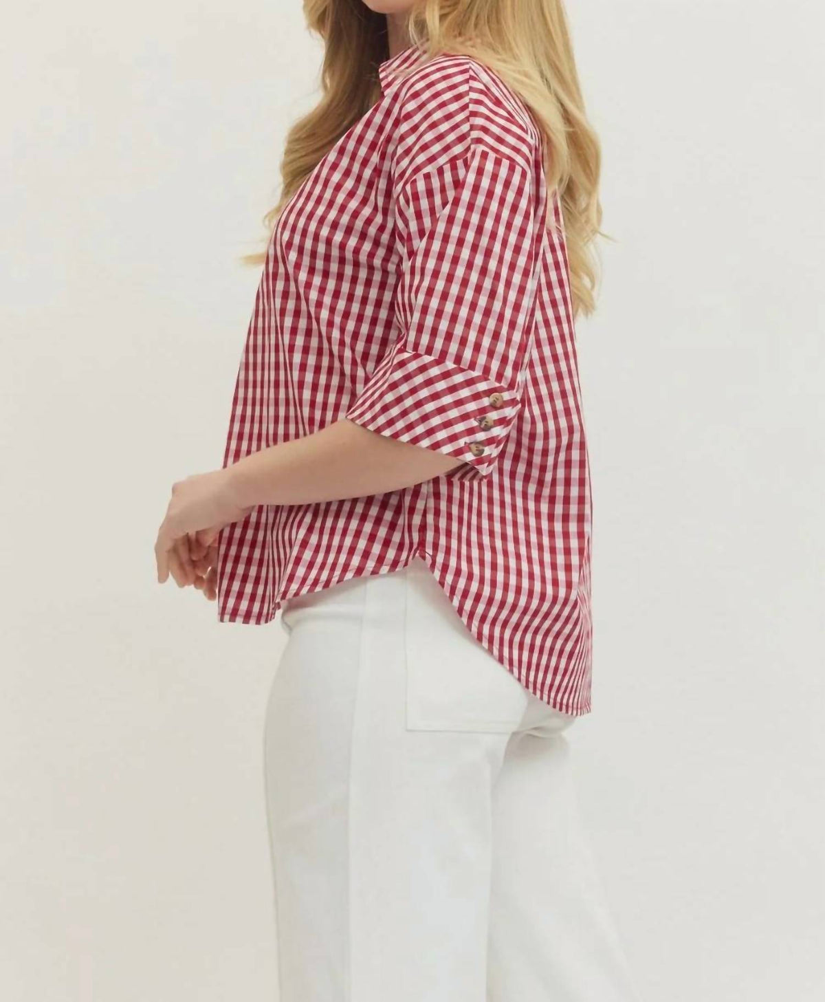 Entro - Gingham Top