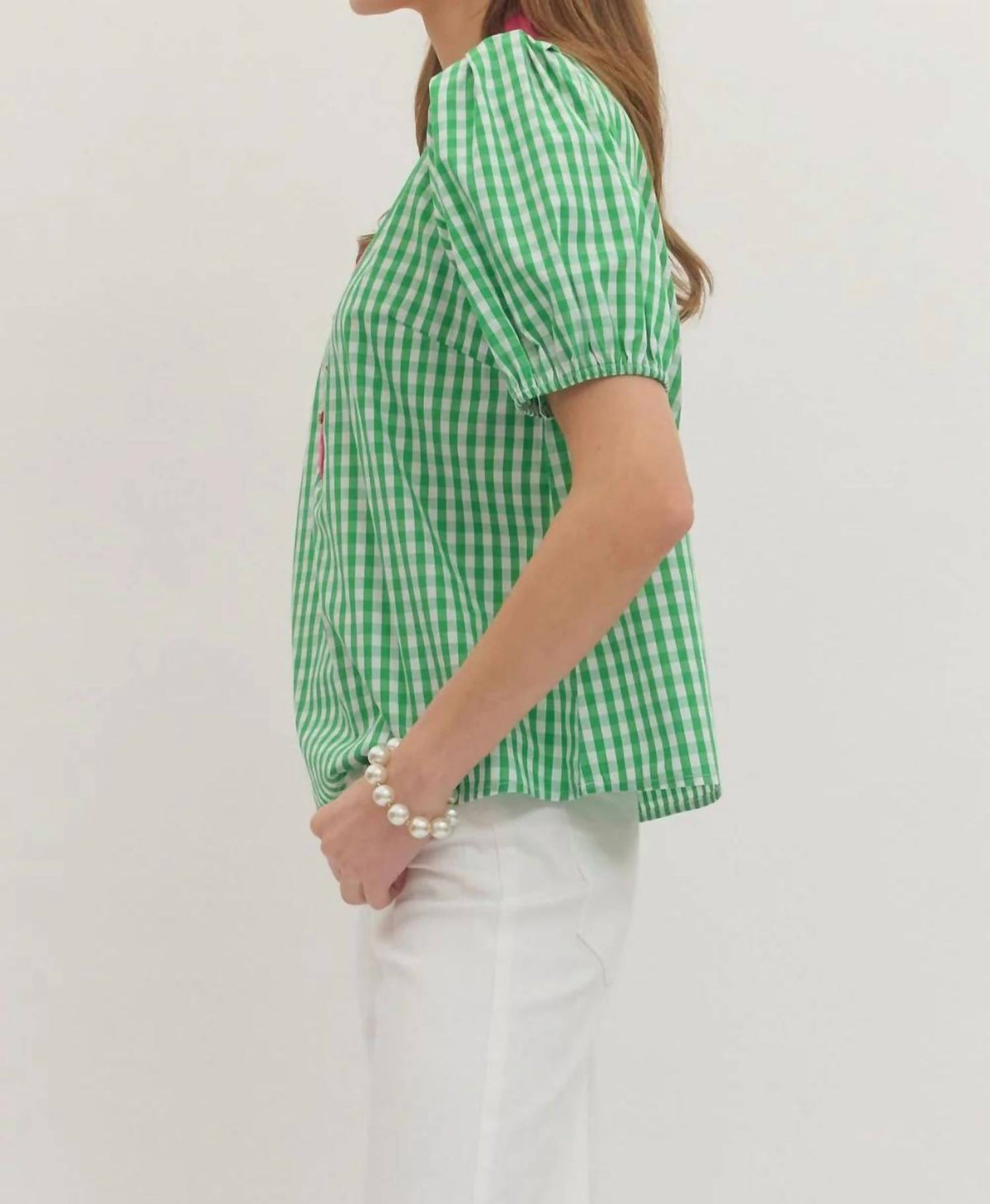 Entro - Glinda Gingham Blouse