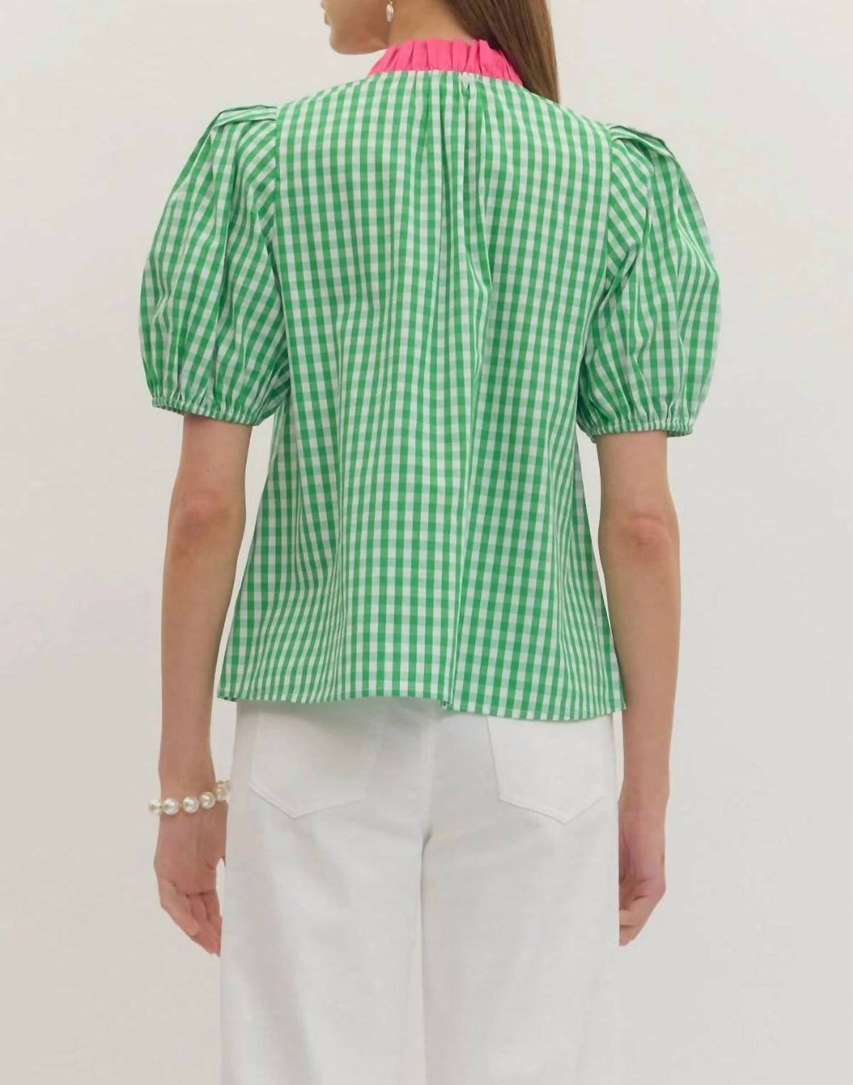 Entro - Glinda Gingham Blouse
