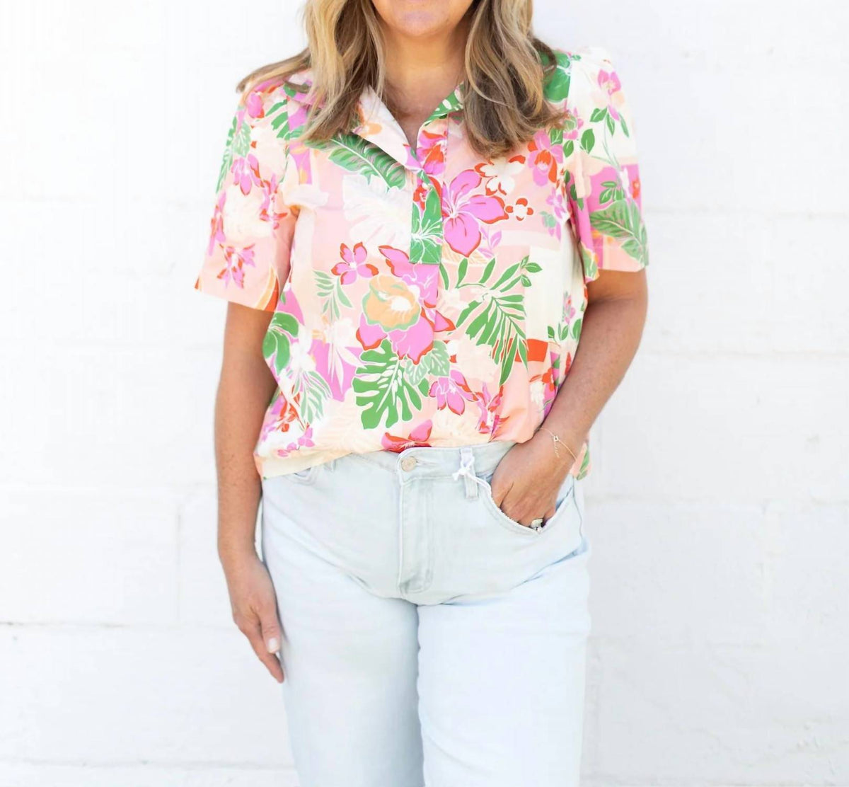 Entro - Hawaiian Punch Blouse