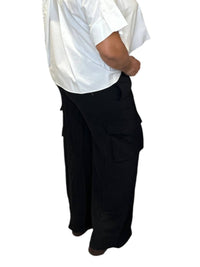 Entro - High Rise Cargo Utility Drawstring Pants