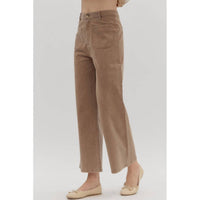 Entro - High Waist Wide Leg Pocket Pants