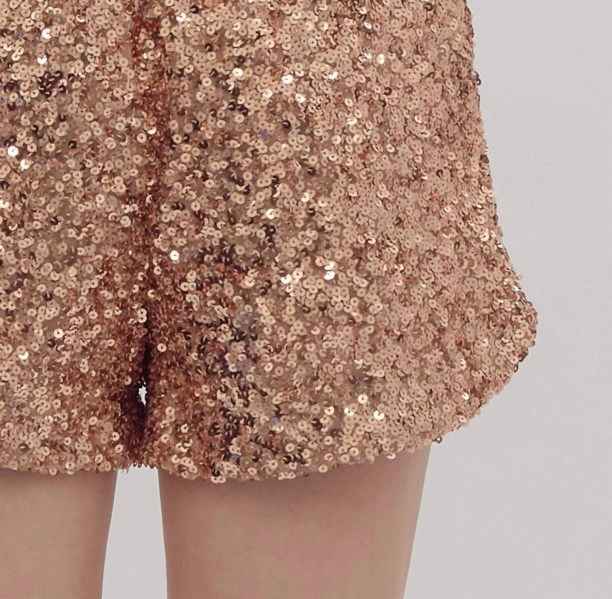 Entro - High Waisted Sequin Shorts