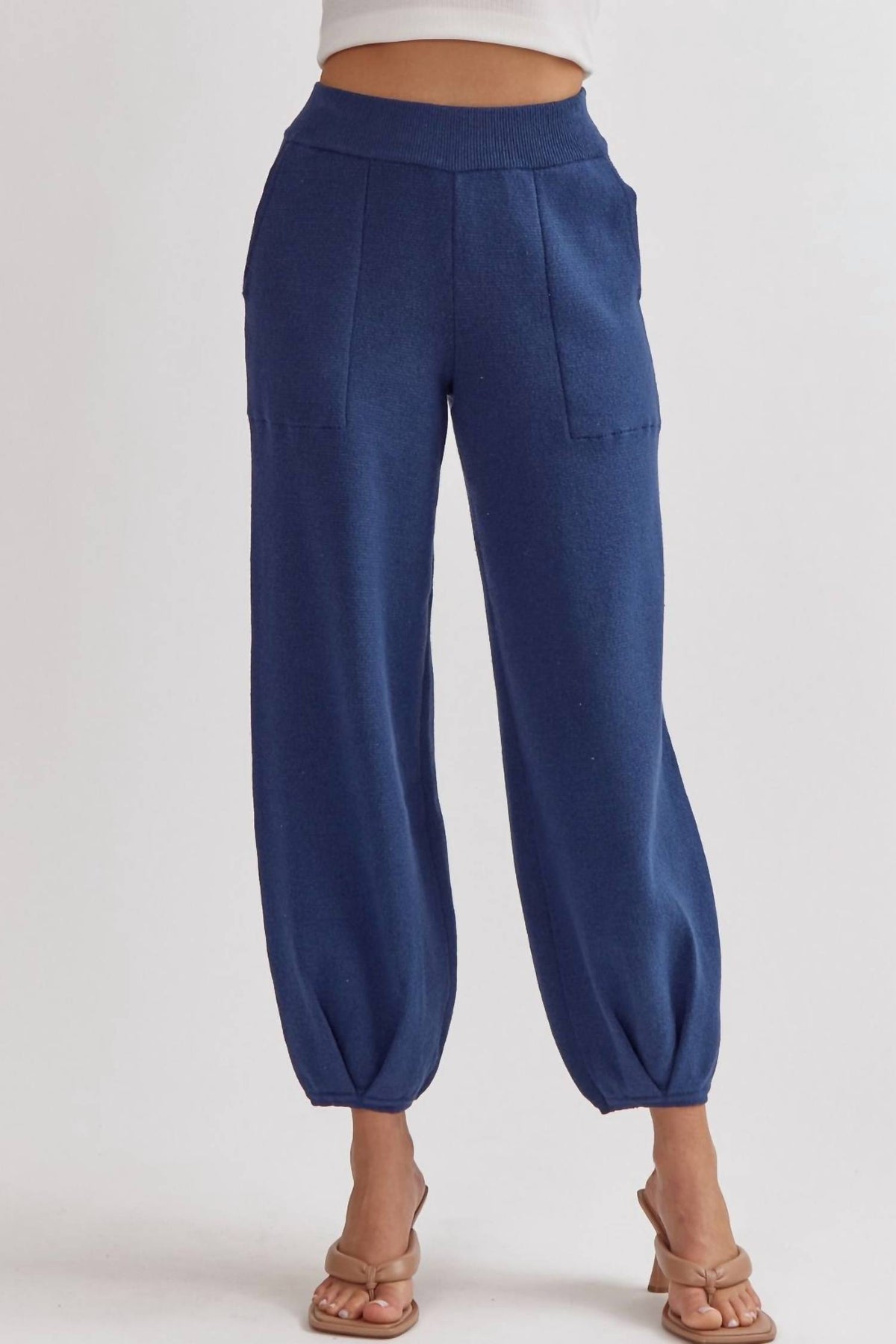 Entro - Knit High Waisted Joggers