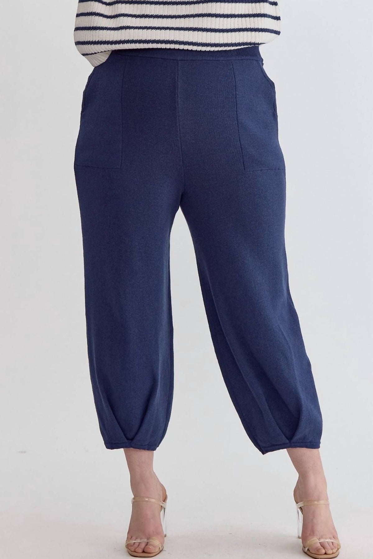 Entro - Knit High Waisted Joggers
