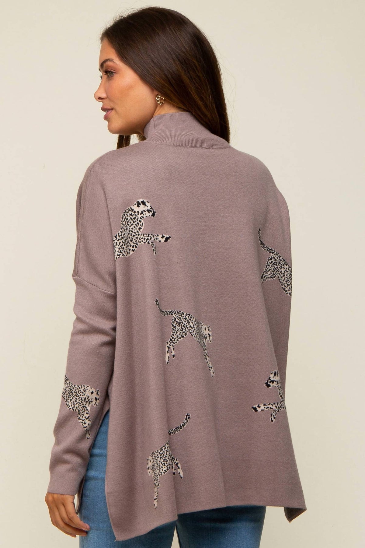 Entro - Leopard Sweater Top