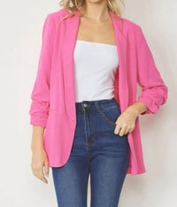Entro - Linen Blend Blazer
