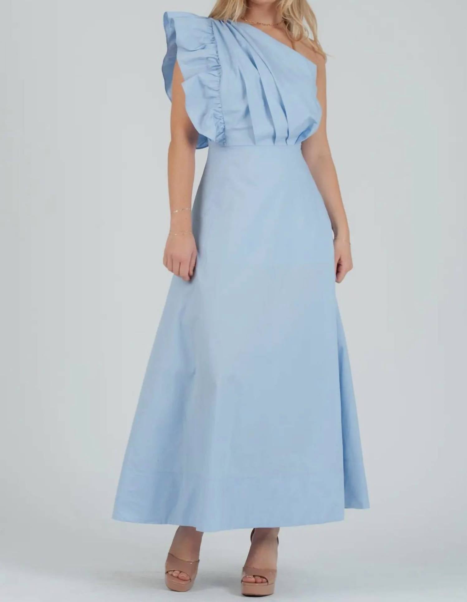 Entro - Luca Midi Dress - blue - clothing - dresses