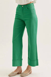 Entro - Lucky Clover Ankle Length Pants