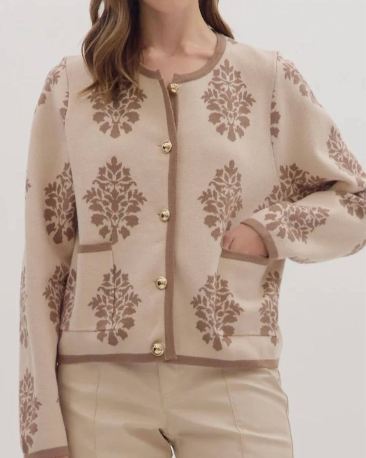 Entro - Lyla Jacquard Sweater