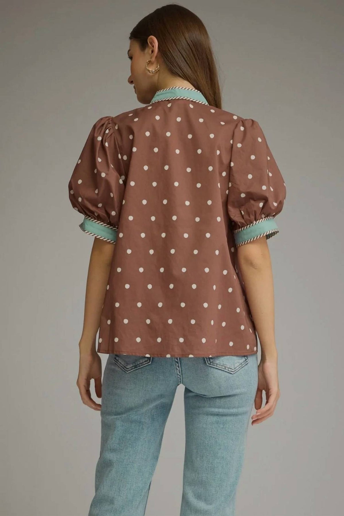 Entro - Meridian Dot Print Top