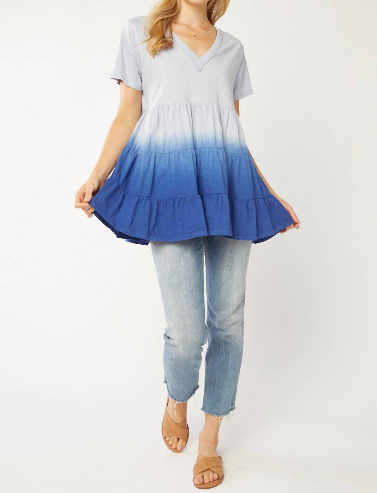 Entro - Ombre Tiered Top