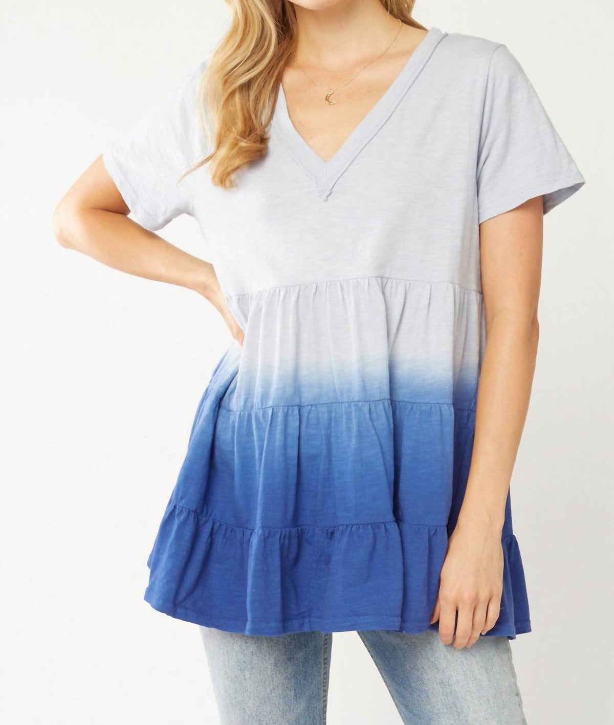 Entro - Ombre Tiered Top