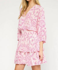 Entro - Paisley Print Dress