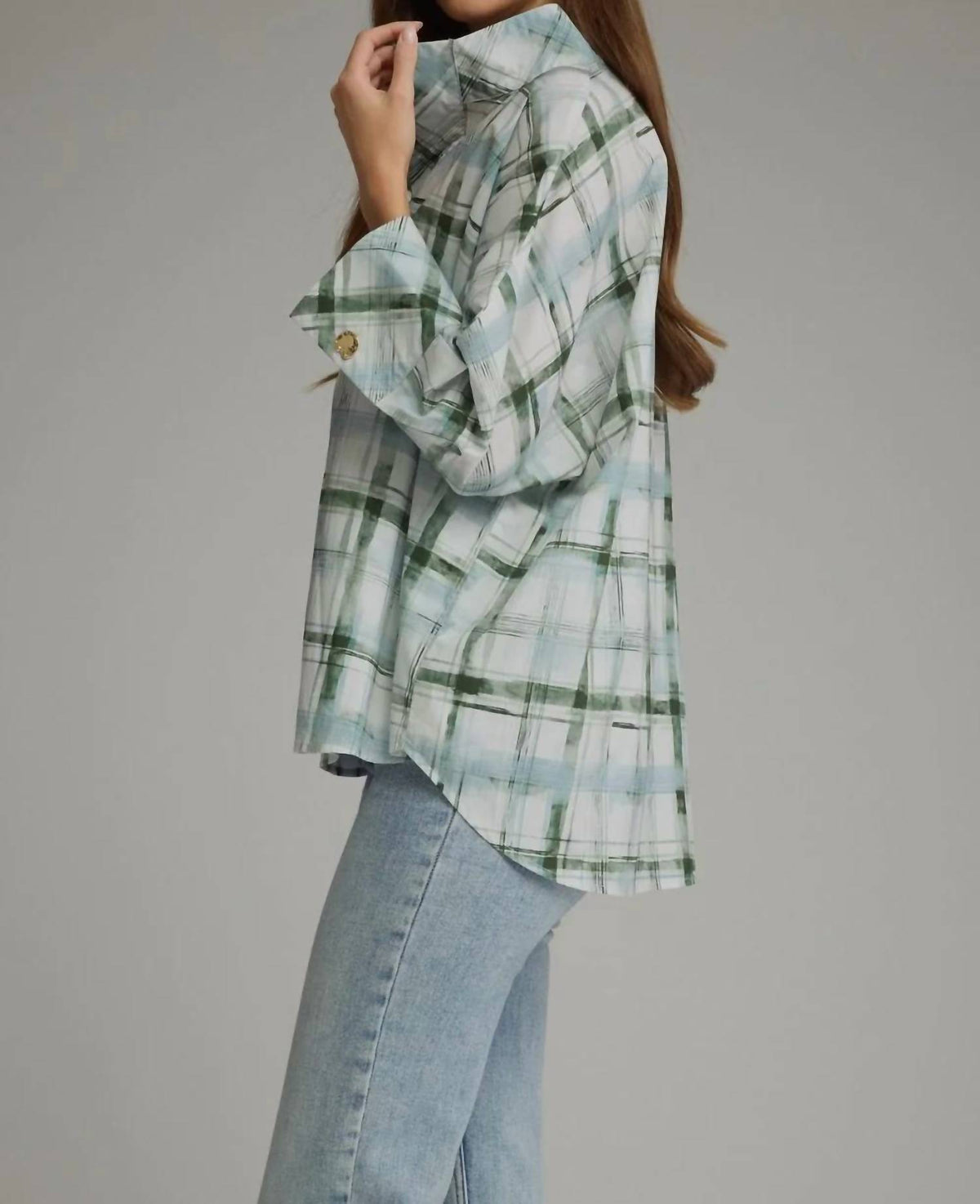 Entro - Plaid Popover Shirt