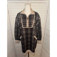 Entro - Plaid Sweater Dress
