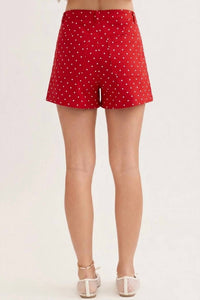 Entro - Polka Dot High Waist Retro Shorts