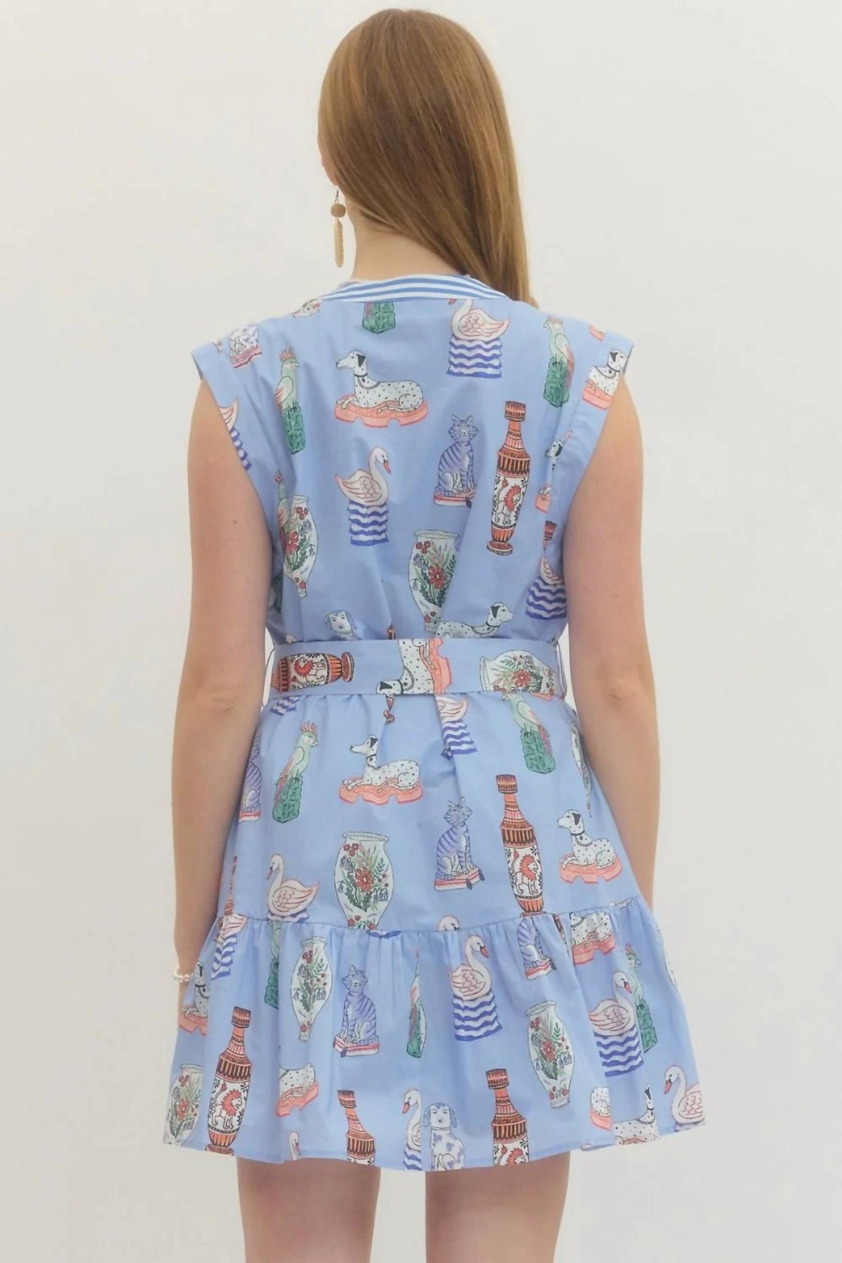 Entro - Print Sleeveless Dress