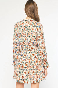 Entro - Print Tie Dress