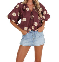 Entro - Put Together Polka Dot Top