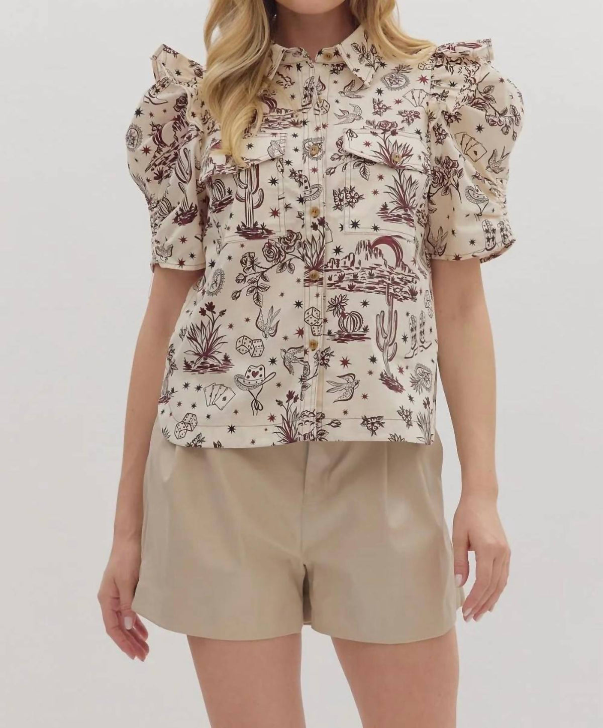 Entro - Rebel Western Blouse