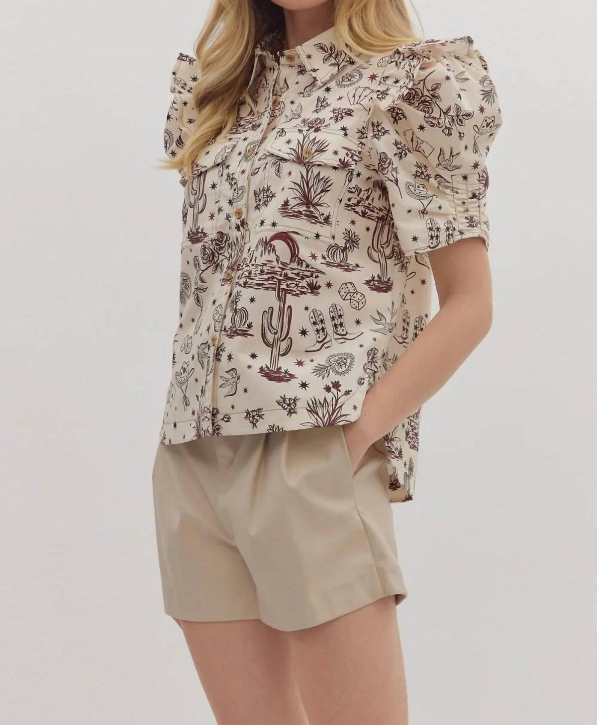 Entro - Rebel Western Blouse