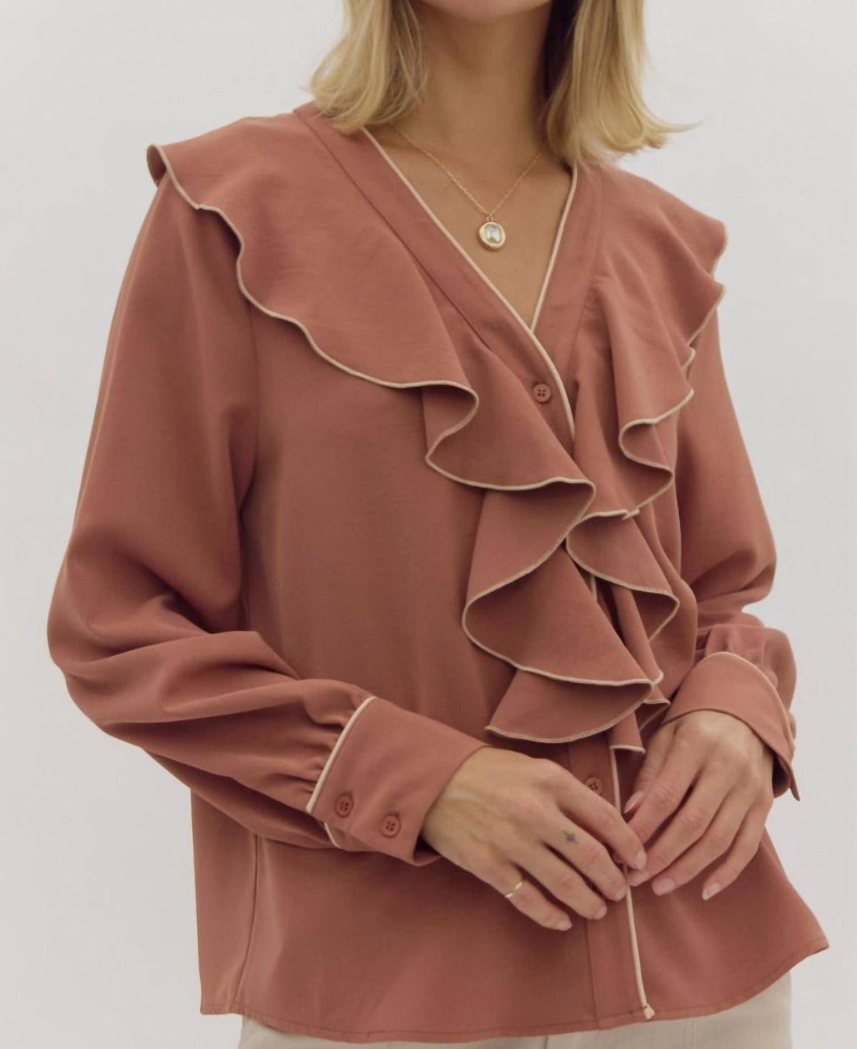 Entro - Ruffle Blouse