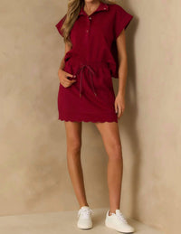 Entro - Scalloped Skort Set