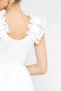 Entro - Shadow Grid Midi Dress