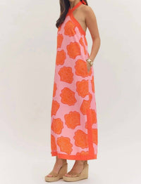 Entro - Shell Yeah Halter Midi Dress