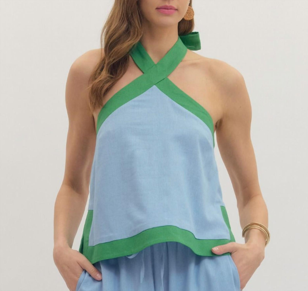 Entro - Sleeveless Halter Top