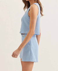 Entro - Solid Sleeveless Knit Set